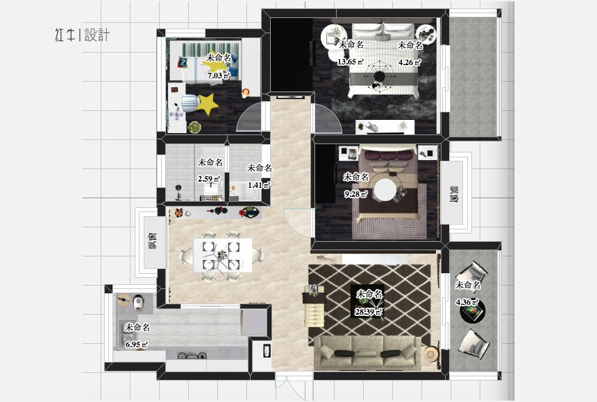 南京燕江园—110㎡ 南京燕江园—110㎡