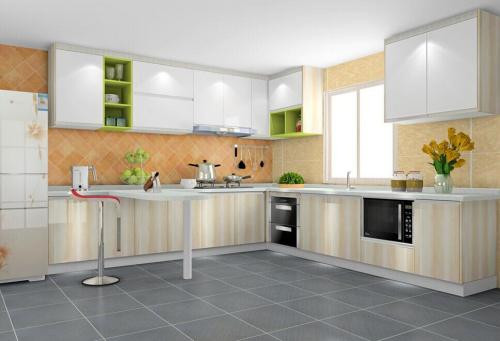 厨房装修用什么颜色的瓷砖好？一个原则三种搭配
