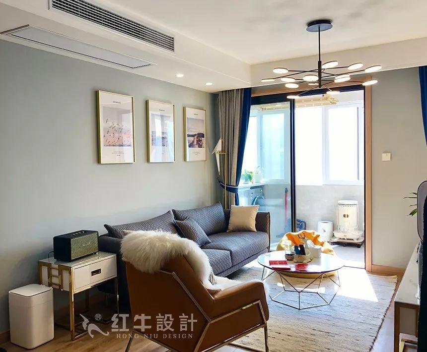 南京凤悦北园90㎡北欧风格--原木色与暖灰色构造的家01