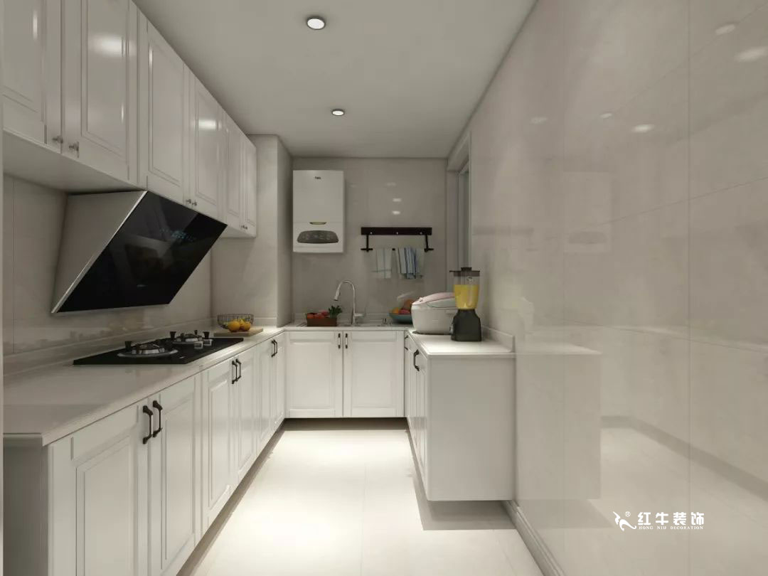 南京万科光明城市115㎡简美风格--适合三代人的家居环境08厨房设计+logo