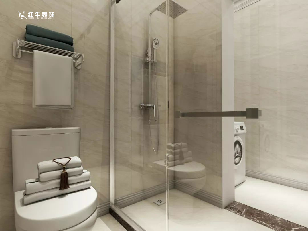 南京万科光明城市115㎡简美风格--适合三代人的家居环境13卫生间设计+logo