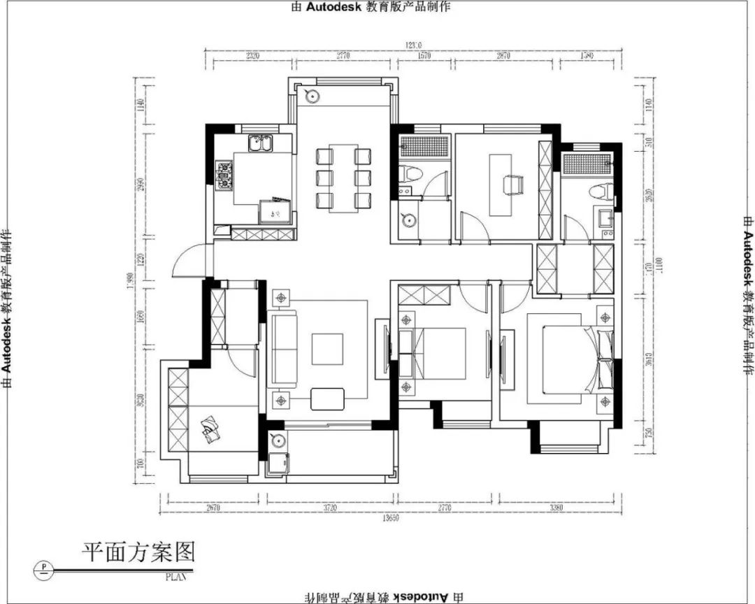 张桐玮_红牛设计--电建洺悦府130㎡北欧风格04调整建议