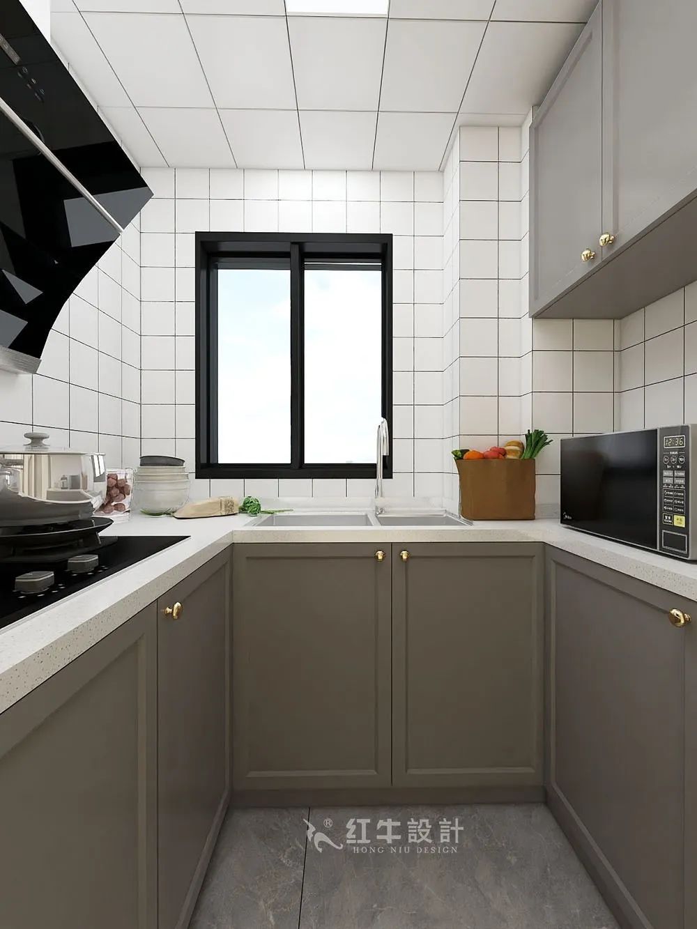 朱明琪_禧和苑89㎡北欧风格--经典小三房设计07厨房设计