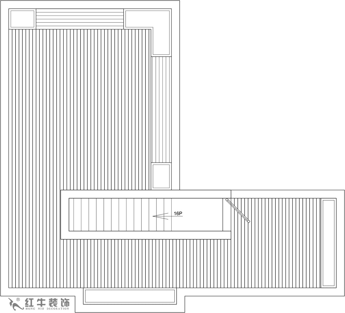 【实景案例】余玮_栖园-200㎡-轻奢风格_4室3厅3卫（新房装修）_全包35万00_06顶楼则是全敞开式露台，提供很大的绿植场地。