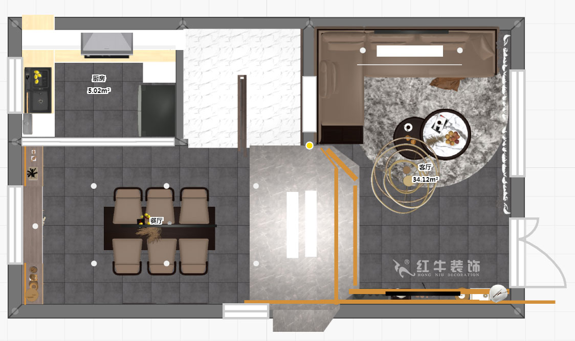 刘小勇｜逸品汤山一期14-105-150㎡-现代风格｜4室2厅2卫｜新房装修｜定制家￥200000｜全包22