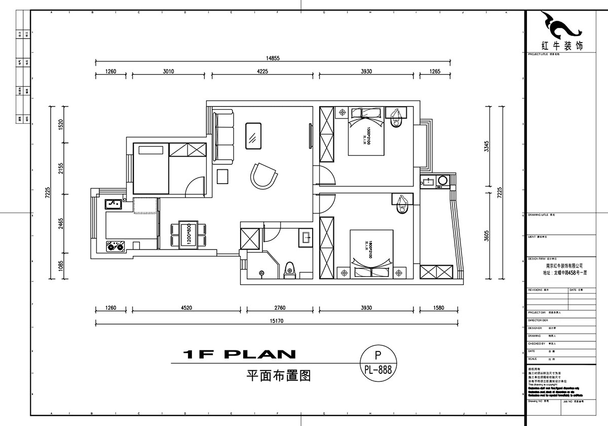 刘萍萍｜福润雅居福润园33-6-411-98㎡-简约风格｜3室2厅1卫｜老房装修｜定制家｜全包13