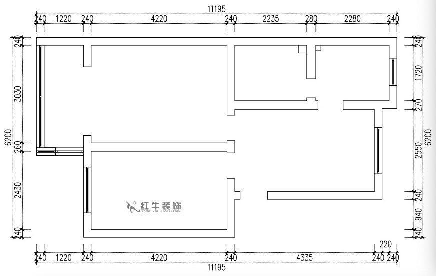 张桐玮｜南堡新寓7-2-102-58㎡-现代简约风格｜2室1厅1卫｜旧房改造｜定制家￥66000｜全包6