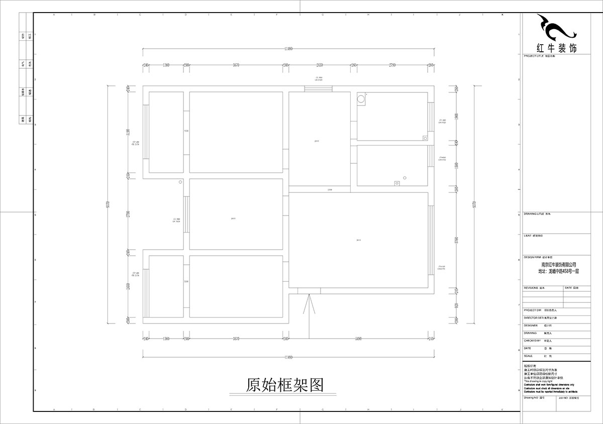 孟宪涛｜石门坎110号1-404-100㎡-现代简约风格｜3室1厅1卫｜老房装修｜定制家｜全包14万｜00_01原始框架图