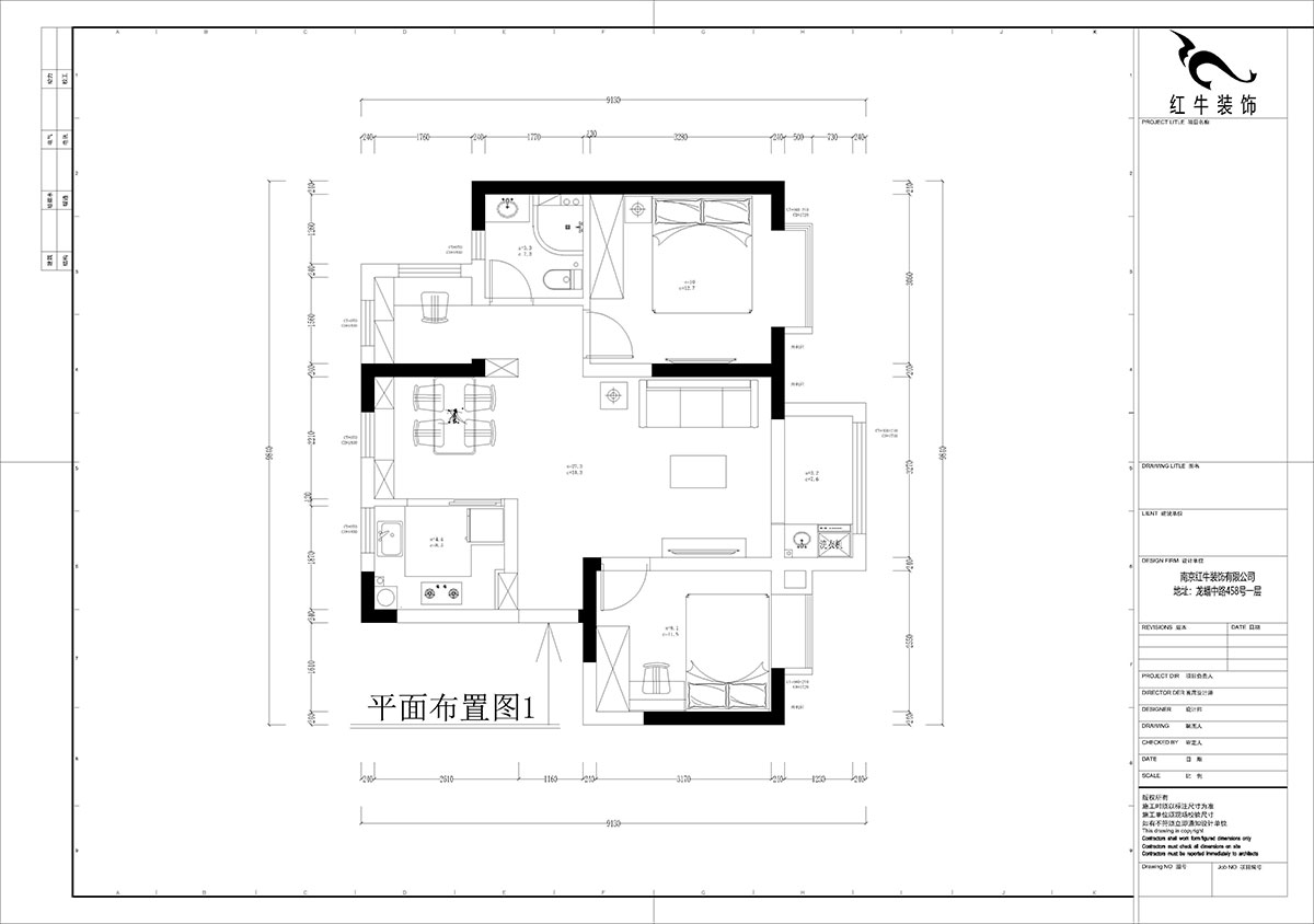 孟宪涛｜云禄花园12-801-80㎡-现代简约风格｜3室1厅1卫｜新房装修｜定制家｜全包12万｜00_02平面布置图