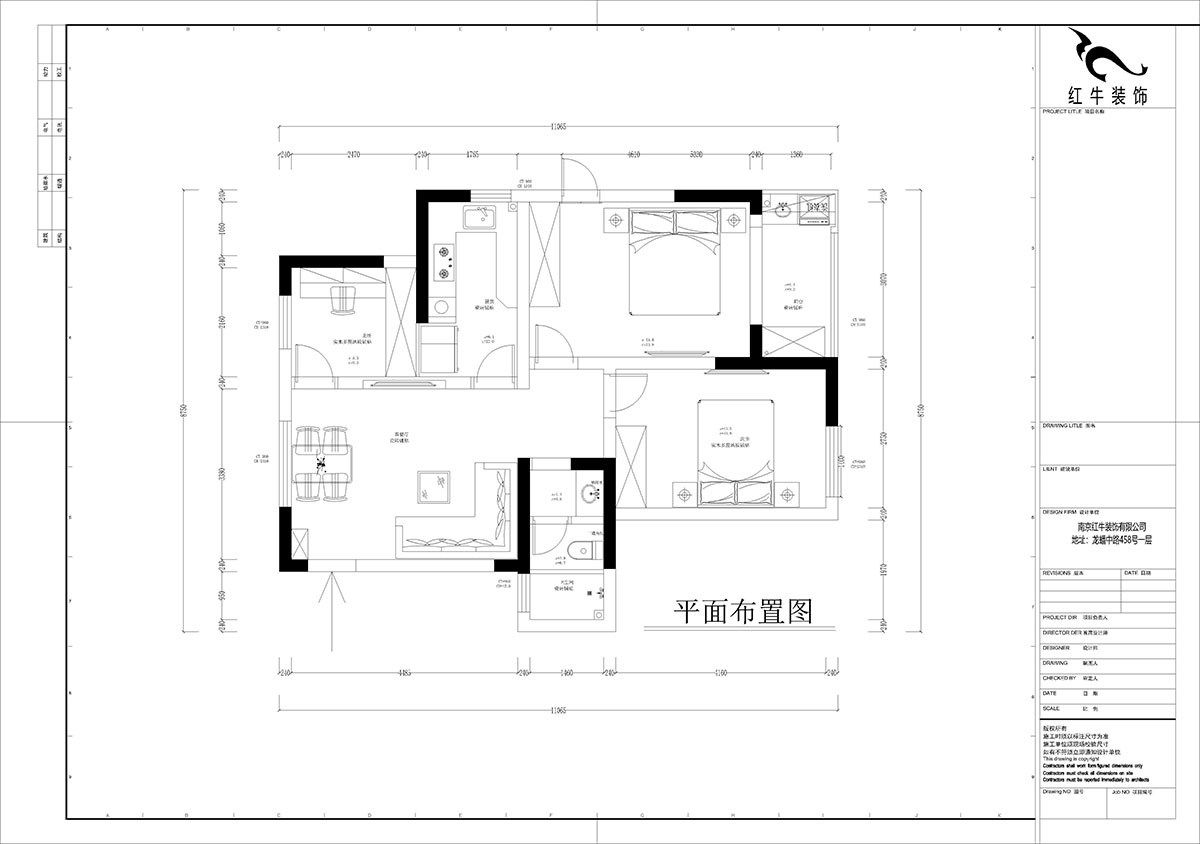 孟宪涛｜花岗幸福城玉兰园10-201-90㎡-现代简约风格｜3室1厅1卫｜老房装修｜定制家｜全包13万｜00_02平面布置图