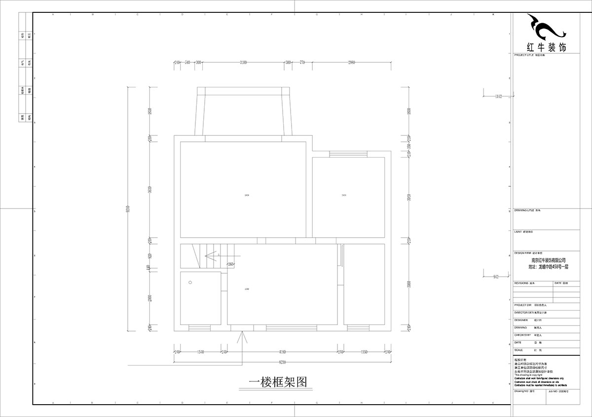 孟宪涛｜养龙山庄D-11B-120㎡-现代简约风格｜3室2厅2卫｜老房装修｜定制家｜全包14万｜00_01一楼框架图