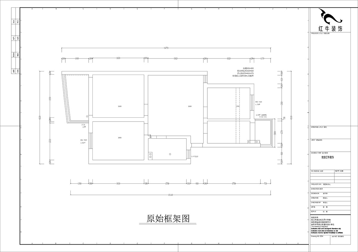 孟宪涛｜龙蟠花苑6-502-75㎡-现代简约风格｜3室1厅1卫｜老房装修｜定制家｜全包11万｜00_01原始框架图