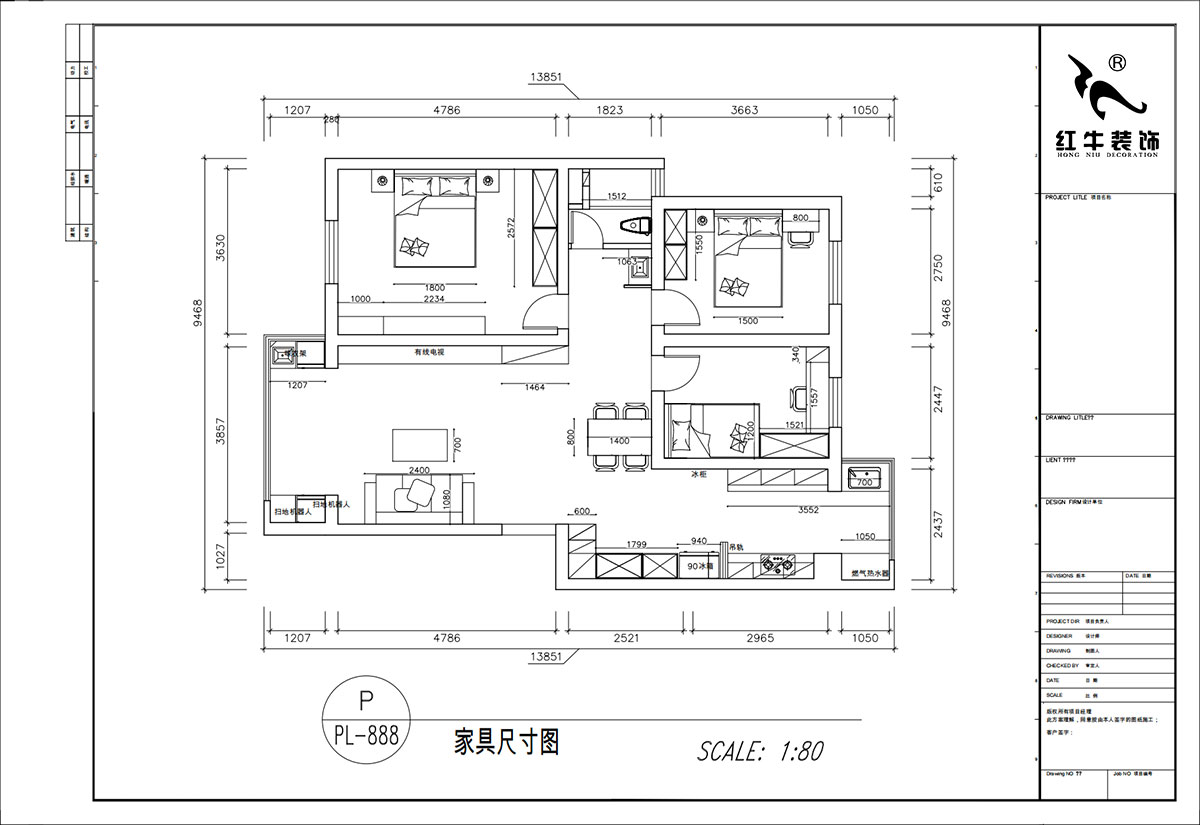 顾娟｜月牙湖花园17-202-107㎡-现代简约风格｜3室2厅1卫｜旧房装修｜定制家｜全包14
