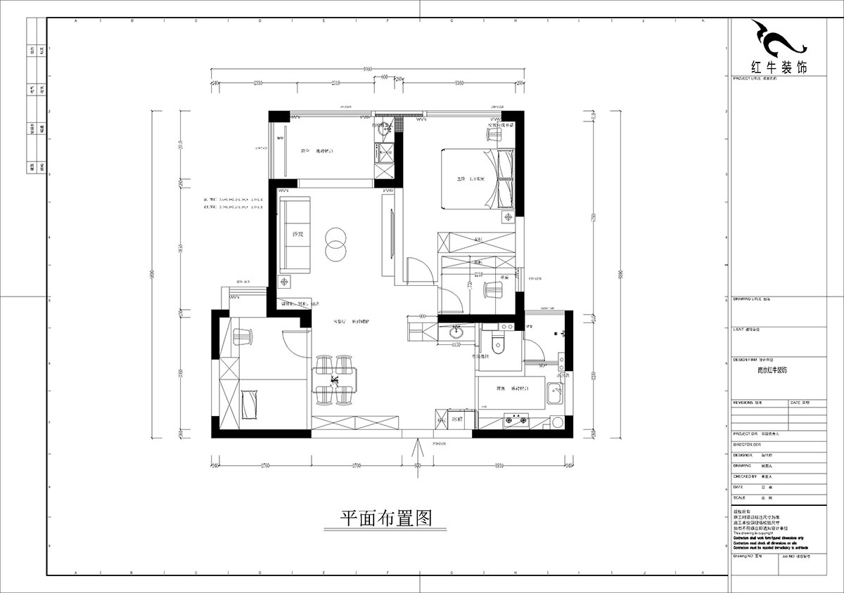 孟宪涛|雅居乐花园23-2-2502-88㎡-简约中古风格|3室2厅2卫|老房装修|定制家|全包12万|00_02平面布置图