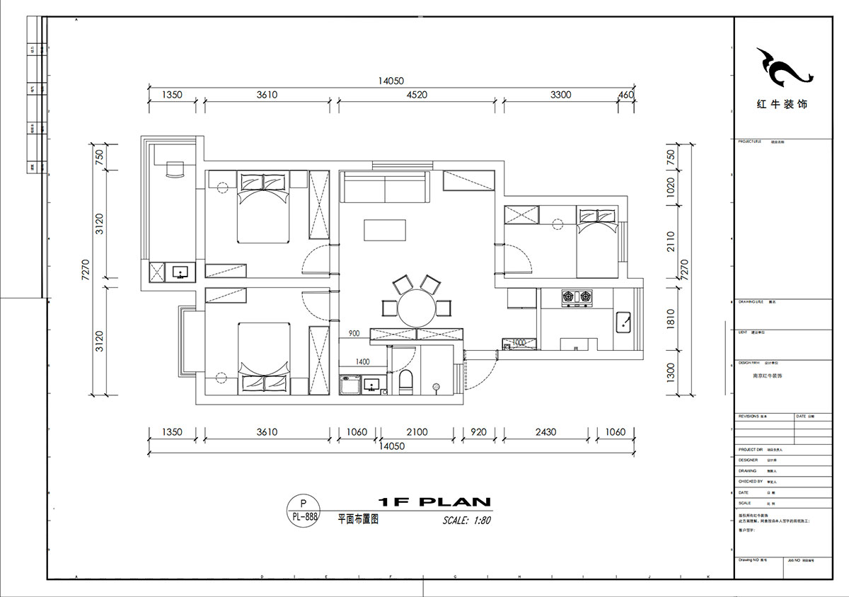 刘小勇｜银龙花园二期122-108-90㎡-现代简约风格｜3室1厅1卫1厨1阳台｜老房装修｜定制家｜全包9万｜00_02平面布置图